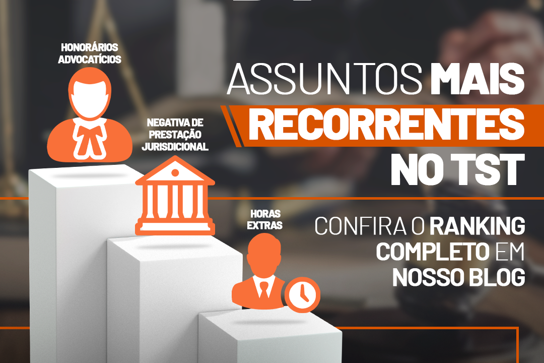 Assuntos mais recontes no TST até abril de 2022